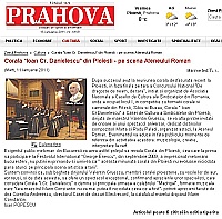 Articol din Ziarul 'Prahova'